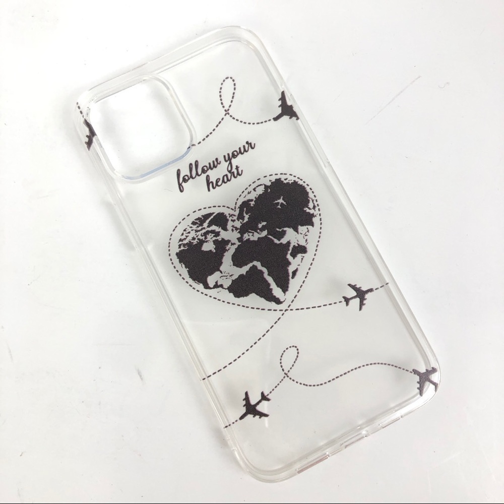 NWTFollow Your Heart Travel iPhone 12 pro max case - Picture 2 of 3